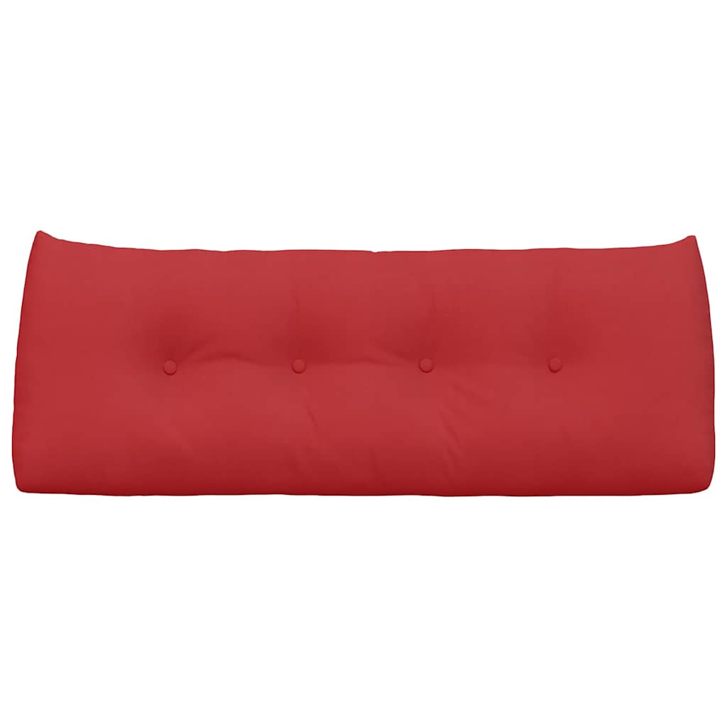 Rücken Kissen Rot 120 x 24 x 50 cm Stoff