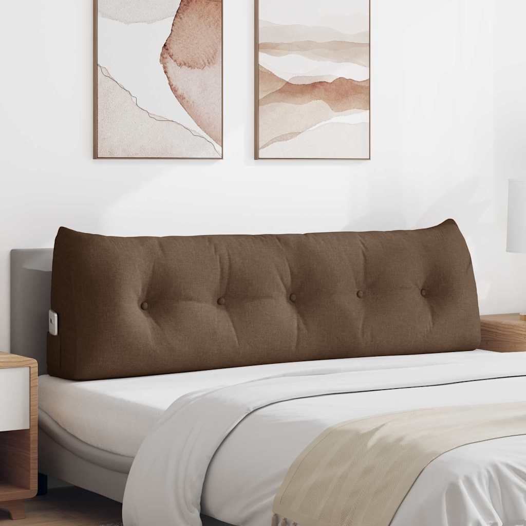 Rücken Kissen Braun 160 x 24 x 50 cm Stoff
