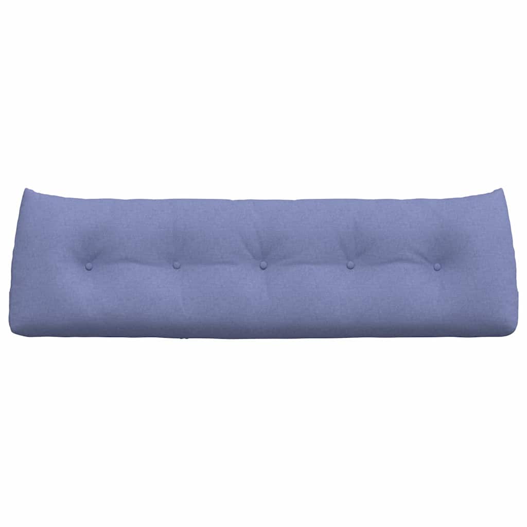 Rücken Kissen Jeans blau 160 x 24 x 50 cm Stoff
