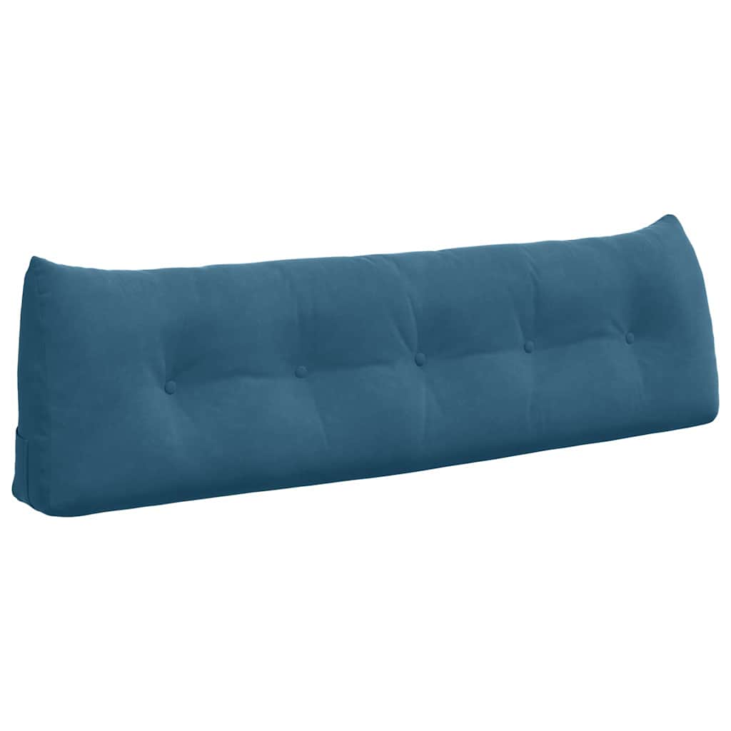 Rückenkissen Blau 160 x 24 x 50 cm Samt