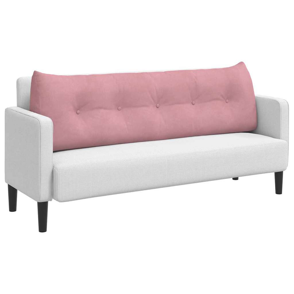 Rückenkissen Rosa 160 x 24 x 50 cm Samt