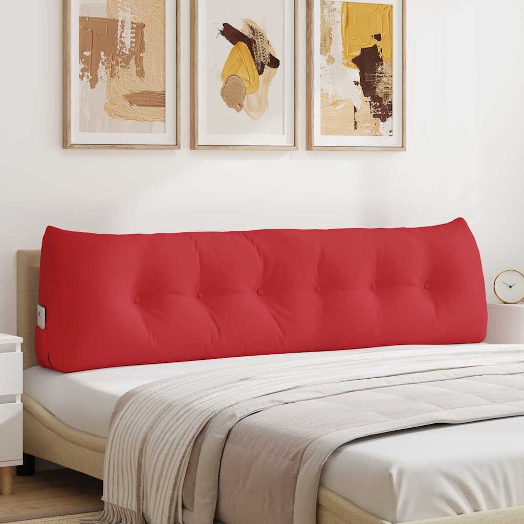Rücken Kissen Rot 180 x 24 x 50 cm Stoff