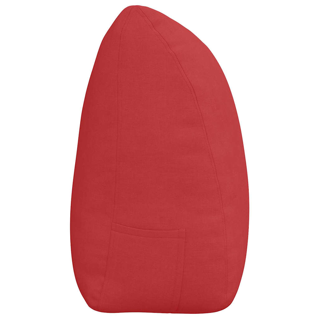 Rücken Kissen Rot 180 x 24 x 50 cm Stoff