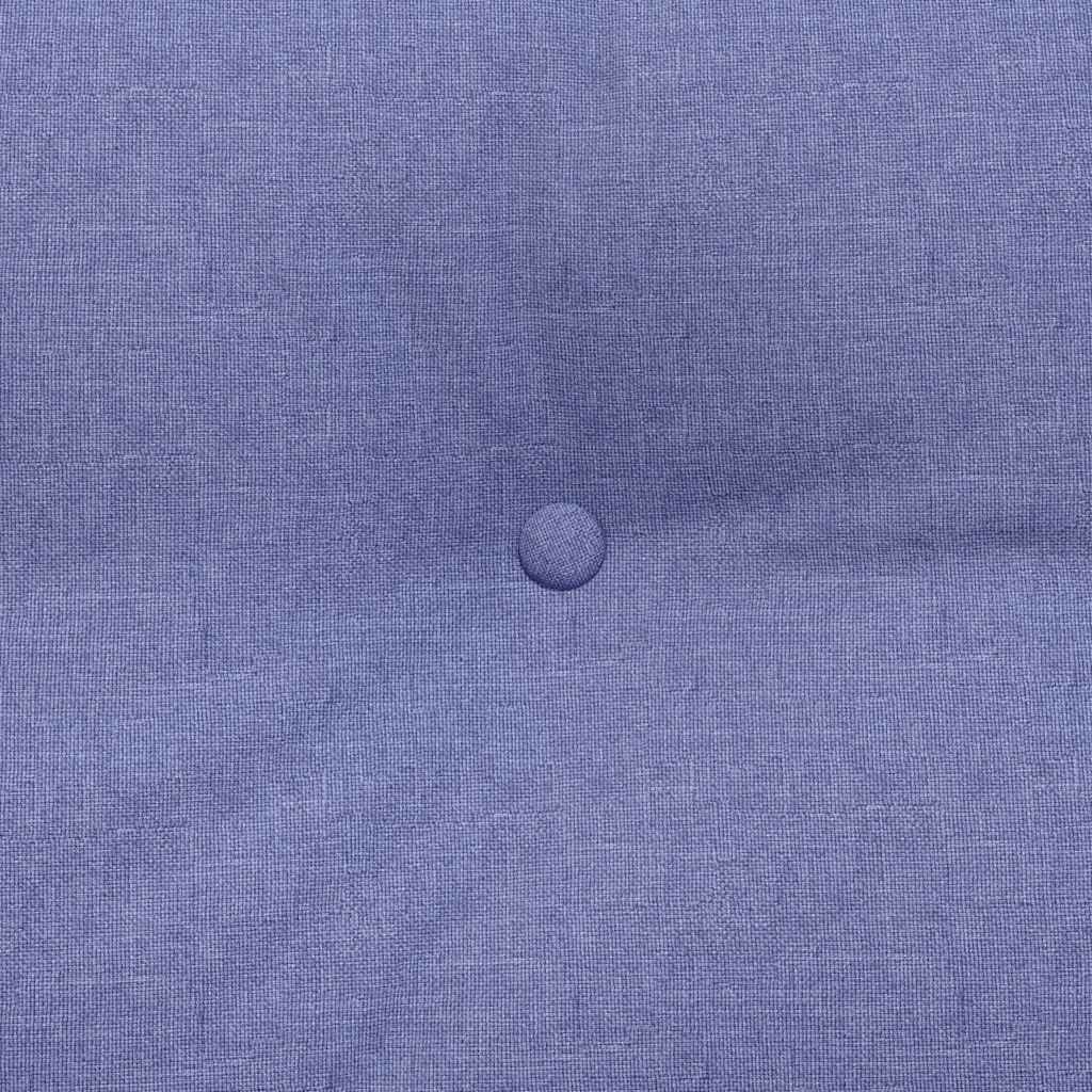 Rücken Kissen Jeans blau 200 x 24 x 50 cm Stoff