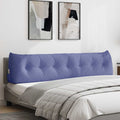 Rücken Kissen Jeans blau 200 x 24 x 50 cm Stoff