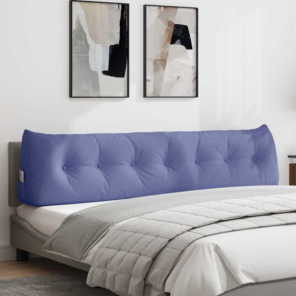 Rücken Kissen Jeans blau 200 x 24 x 50 cm Stoff