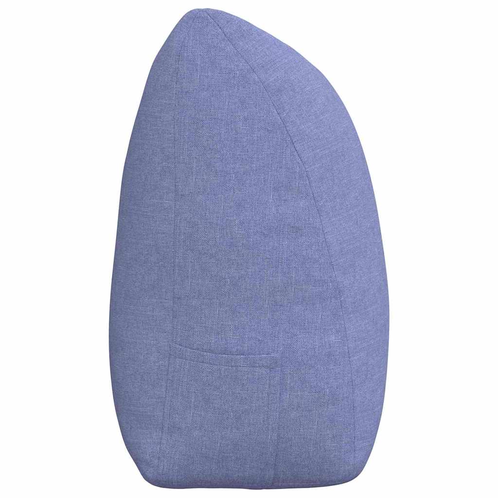 Rücken Kissen Jeans blau 200 x 24 x 50 cm Stoff