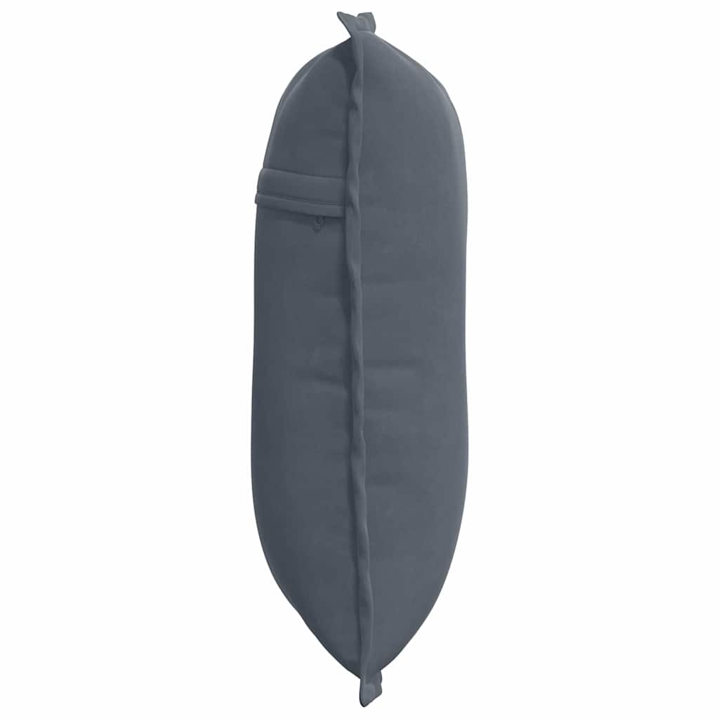 Rückenkissen Dunkelgrau 50 x 45 cm Cordstoff
