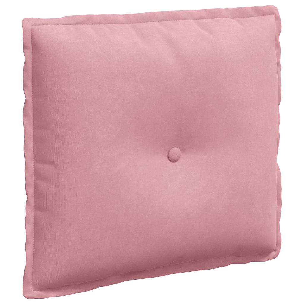 Rückenkissen Rosa 50 x 45 cm Cordstoff