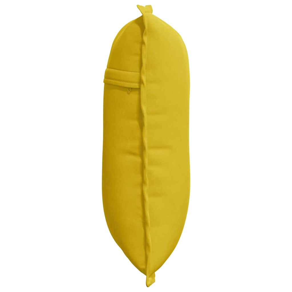 Rückenkissen Gelb 50 x 45 cm Cordstoff
