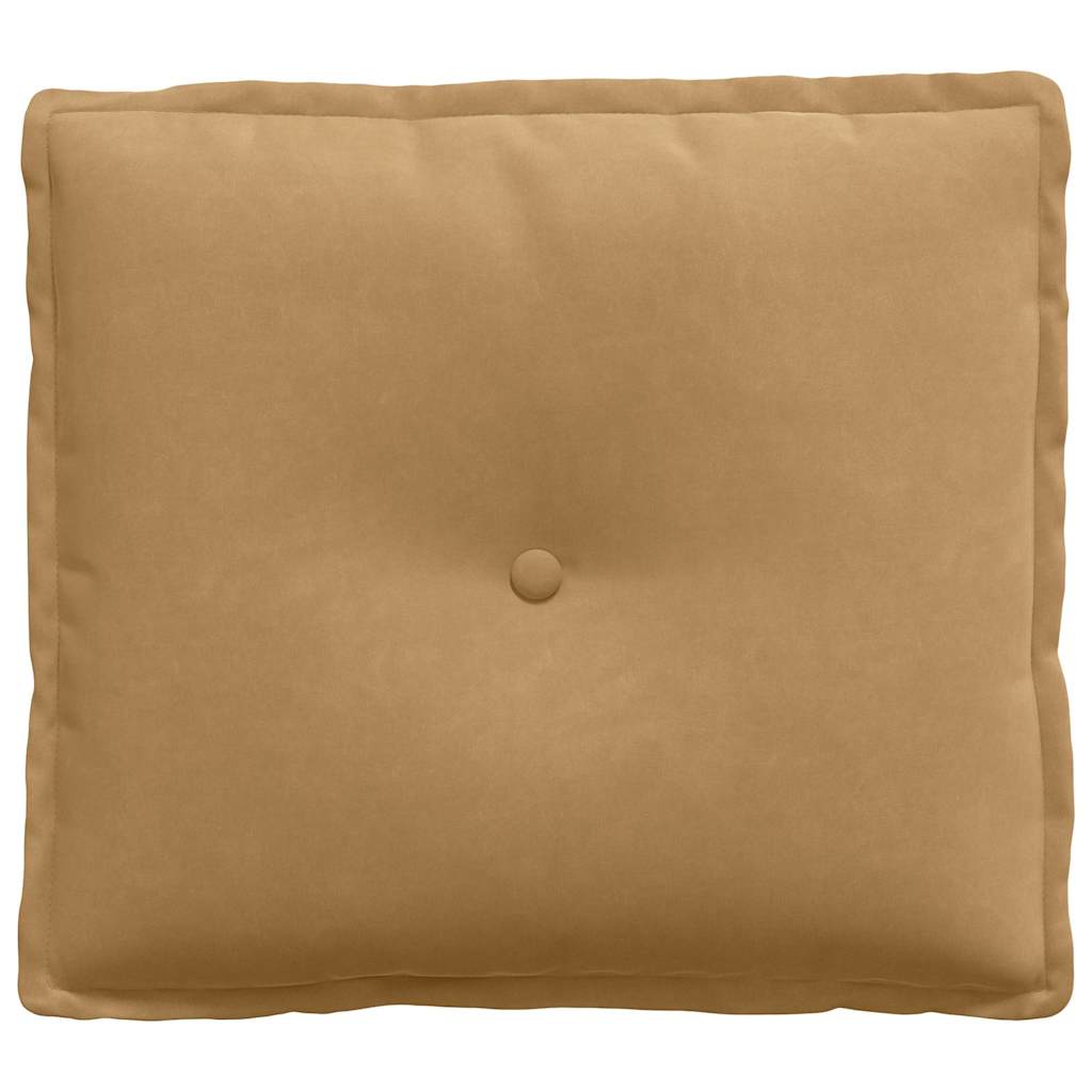 Rückenkissen Braun 50 x 45 cm Cordstoff