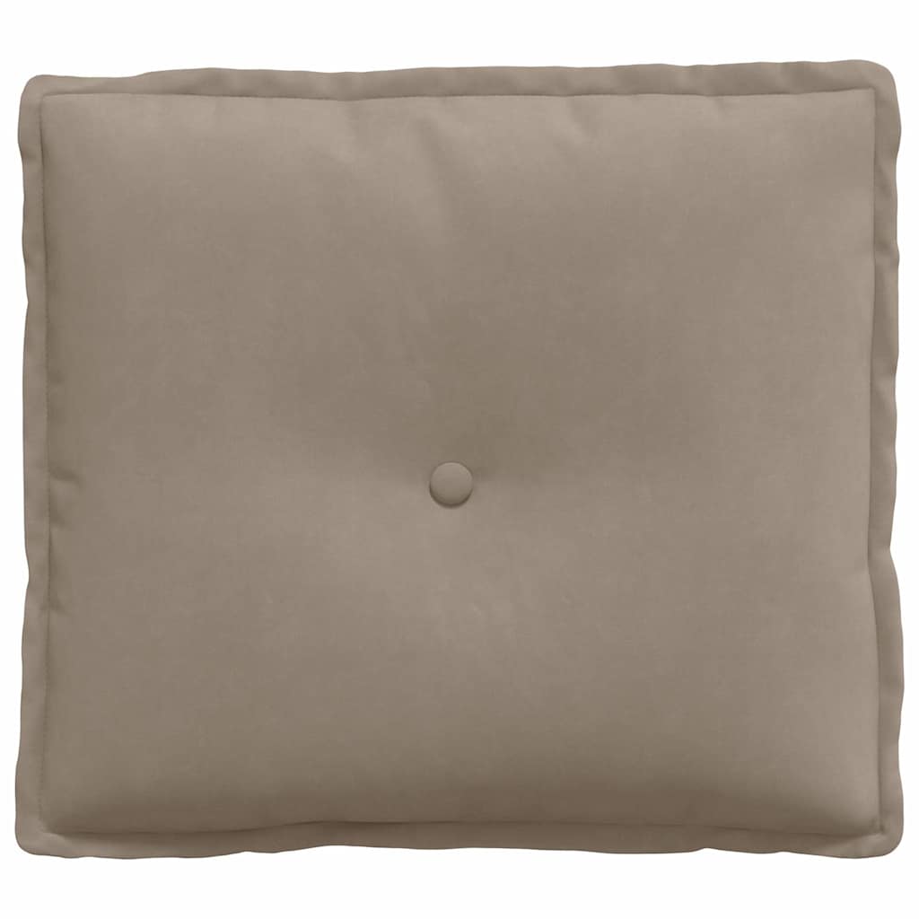 Rückenkissen Taupe 50 x 45 cm Mikrofaserstoff