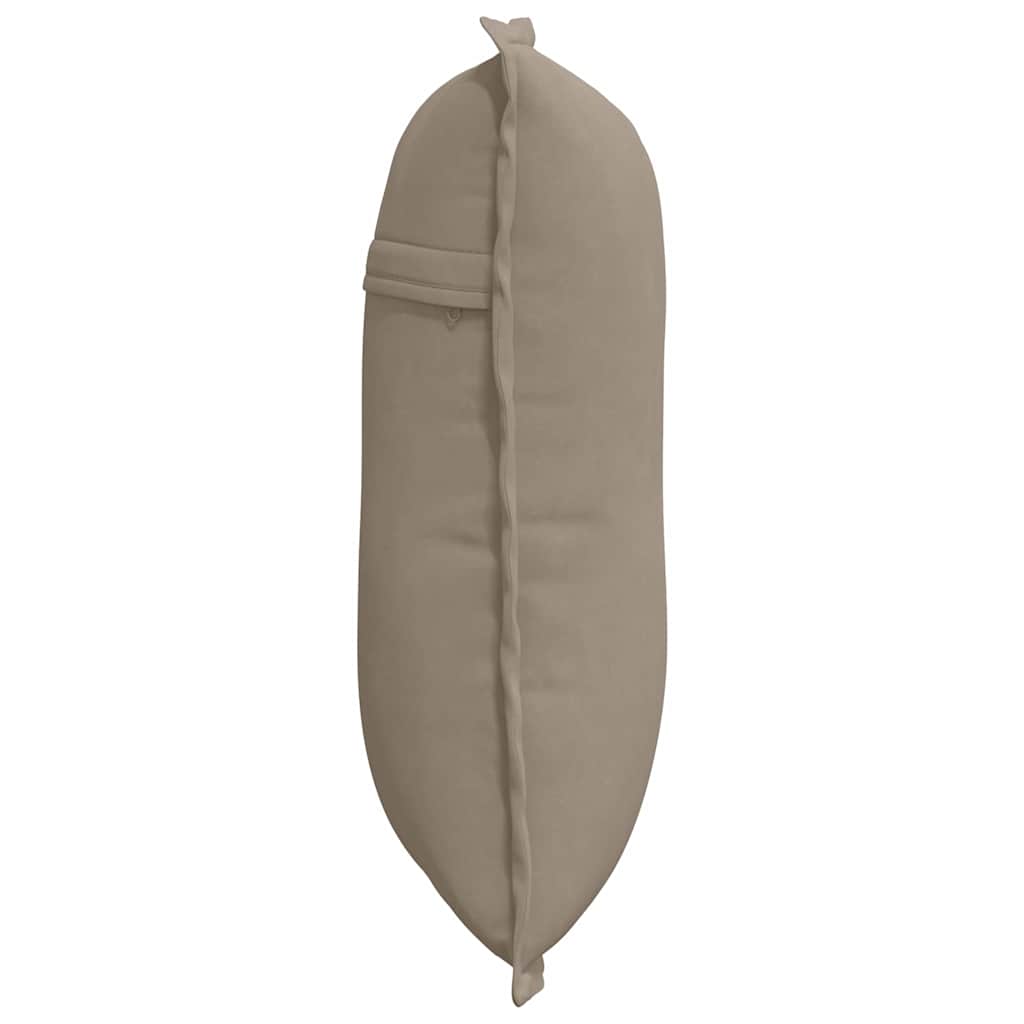 Rückenkissen Taupe 50 x 45 cm Mikrofaserstoff
