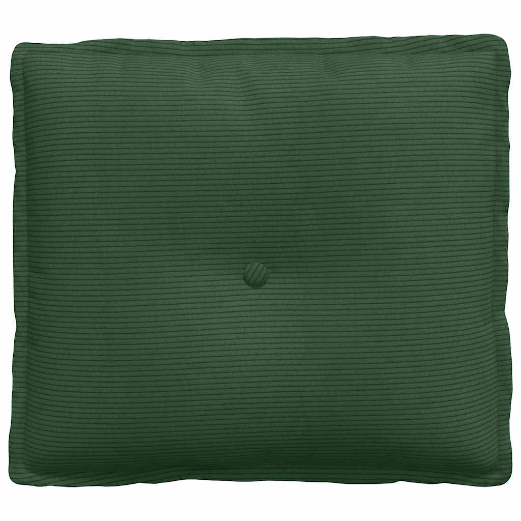 Rückenkissen Dschungelgrün 50 x 45 cm Cordstoff