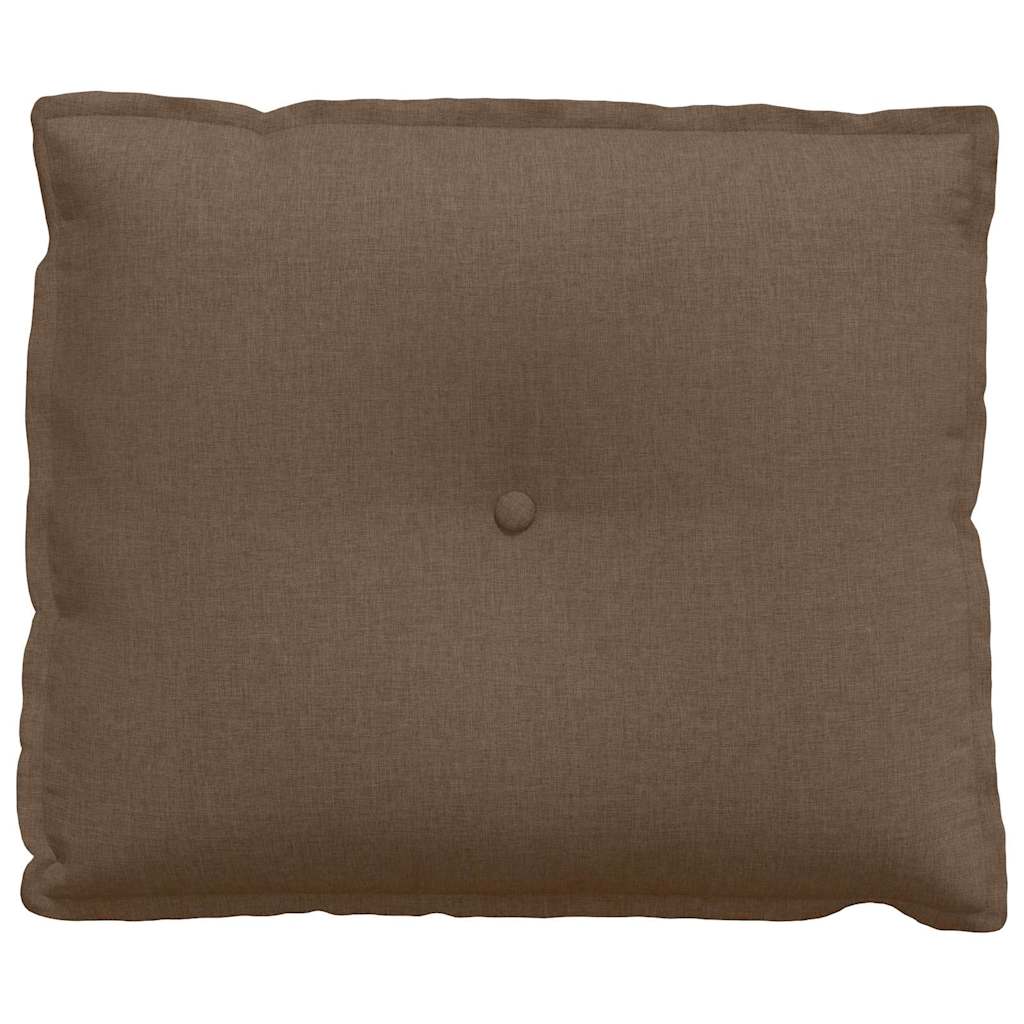 Rückenkissen Braun 60 x 19 x 50 cm Stoff