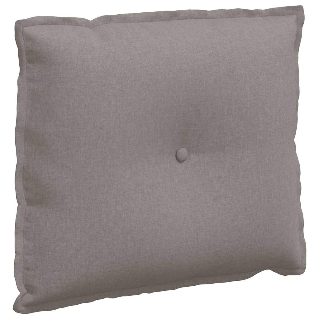 Rückenkissen Taupe 60 x 19 x 50 cm Stoff