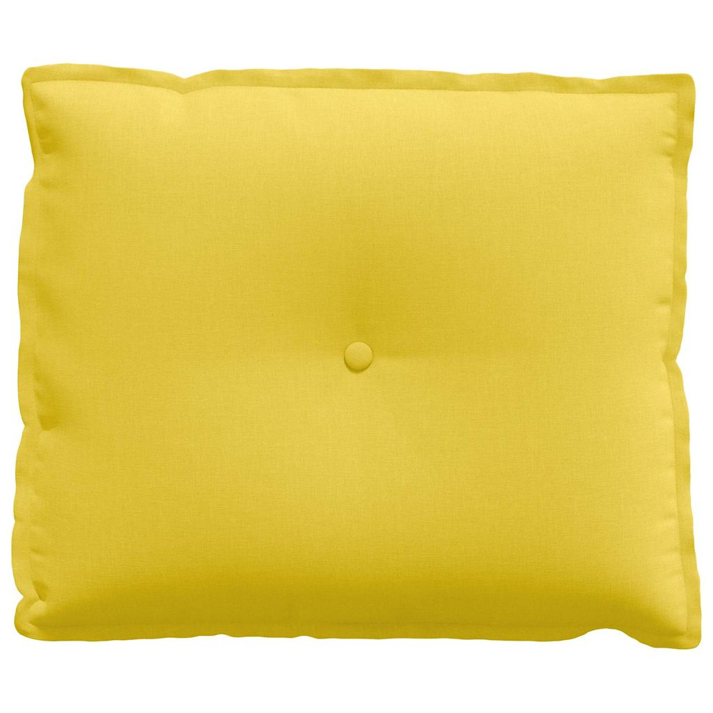 Rückenkissen Helles Gelb 60 x 19 x 50 cm Stoff