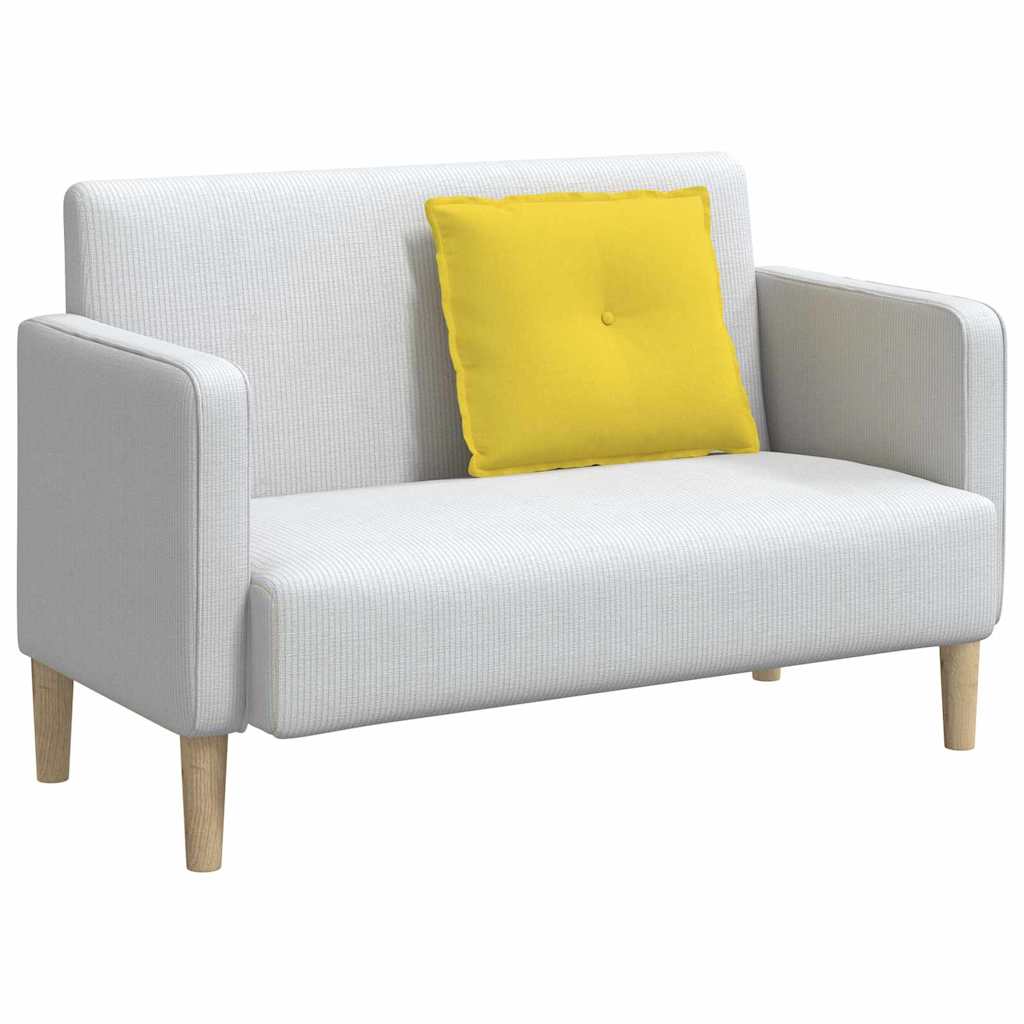 Rückenkissen Helles Gelb 60 x 19 x 50 cm Stoff