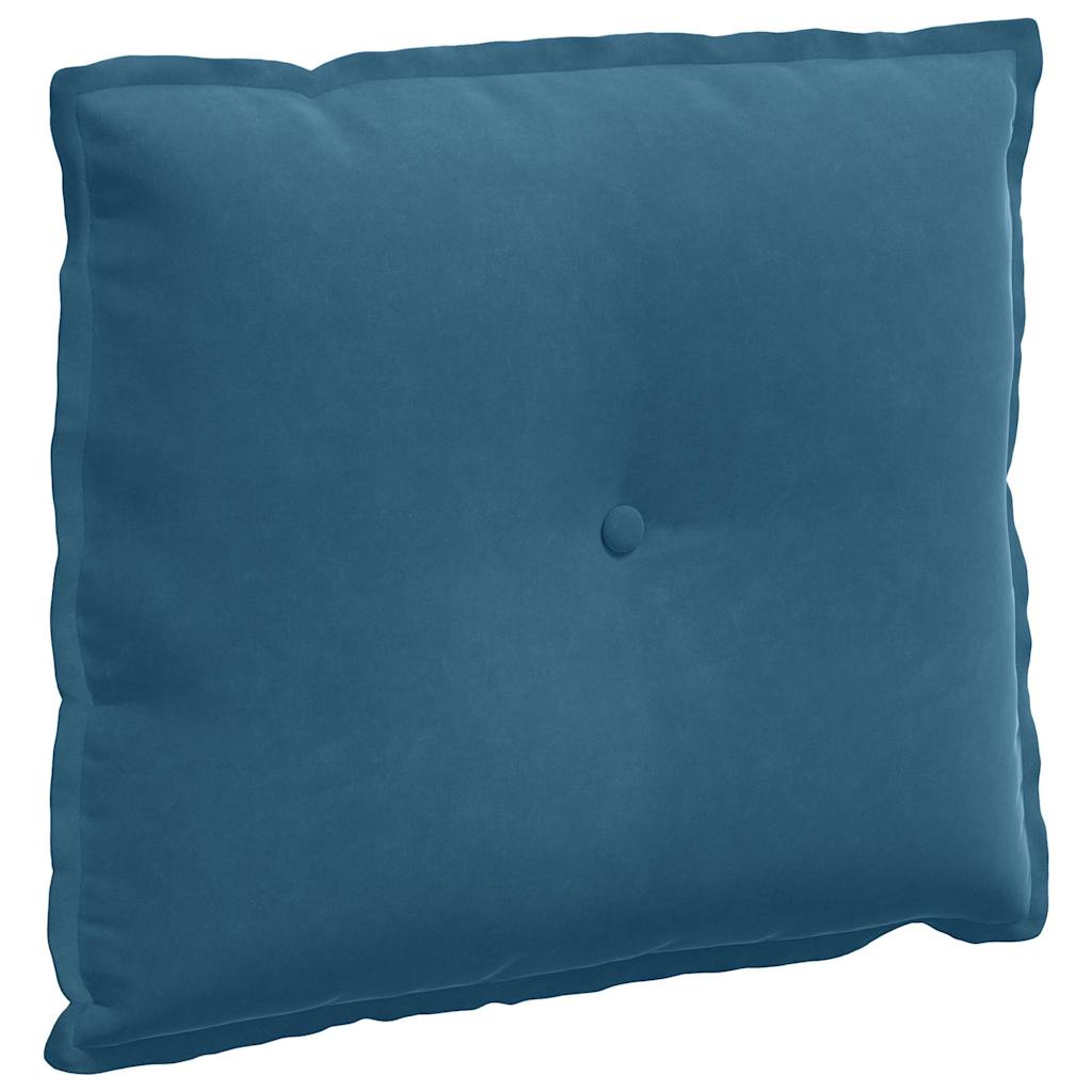 Rückenkissen Blau 60 x 50 cm Cordstoff