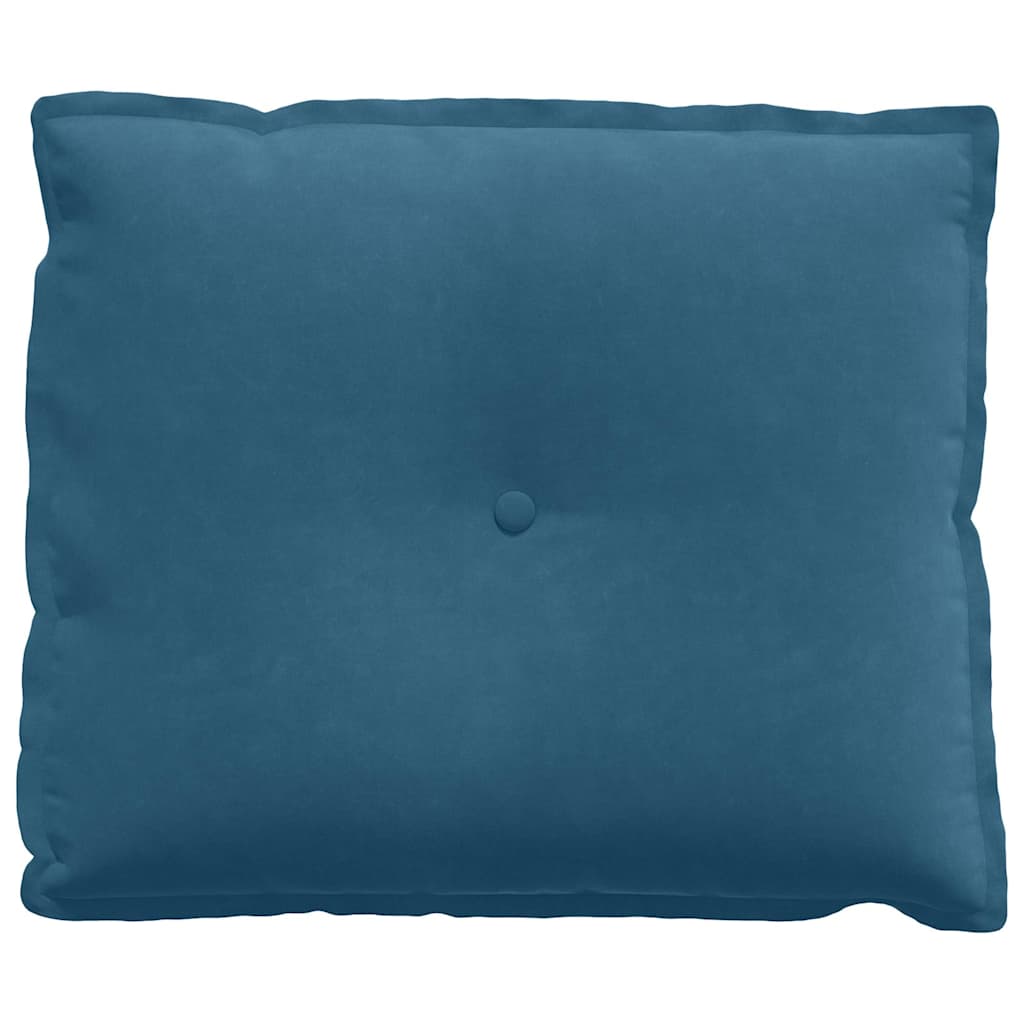 Rückenkissen Blau 60 x 50 cm Cordstoff