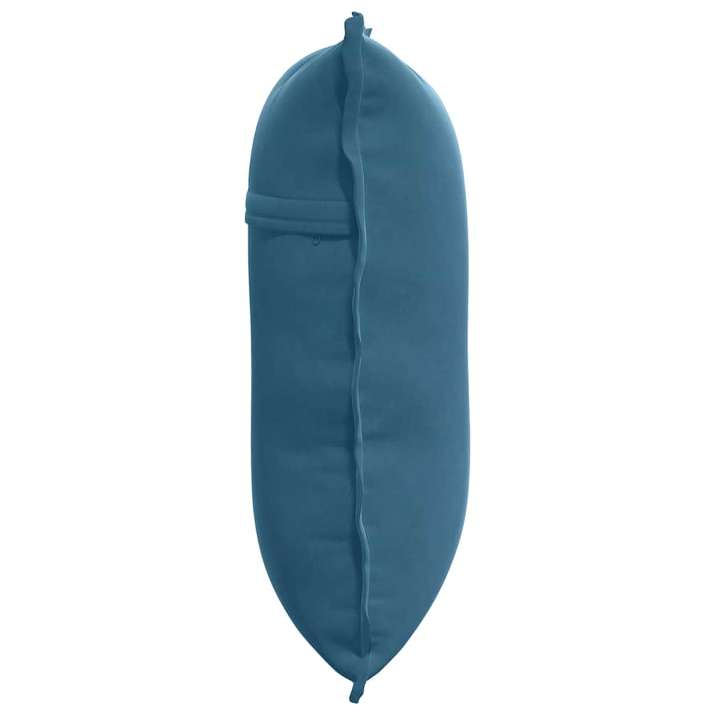 Rückenkissen Blau 60 x 50 cm Cordstoff