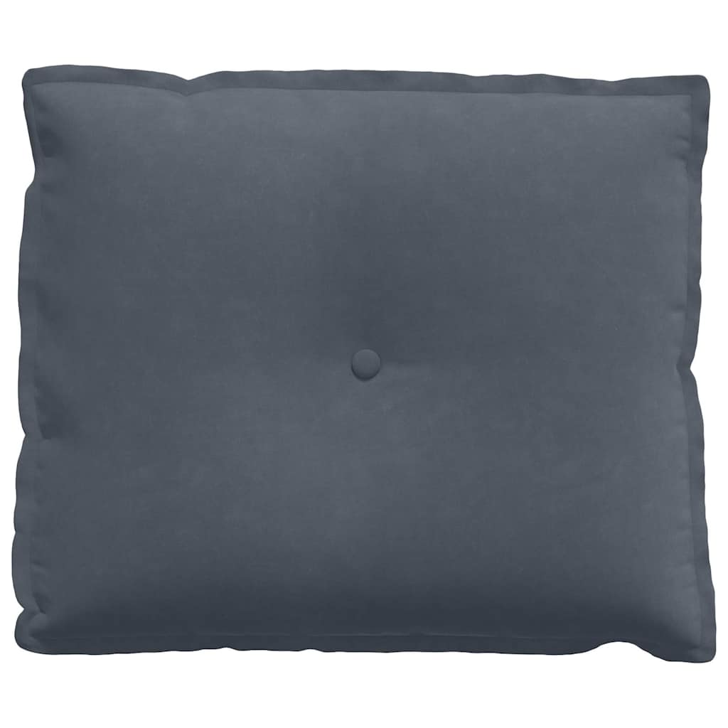 Rückenkissen Dunkelgrau 60 x 50 cm Cordstoff