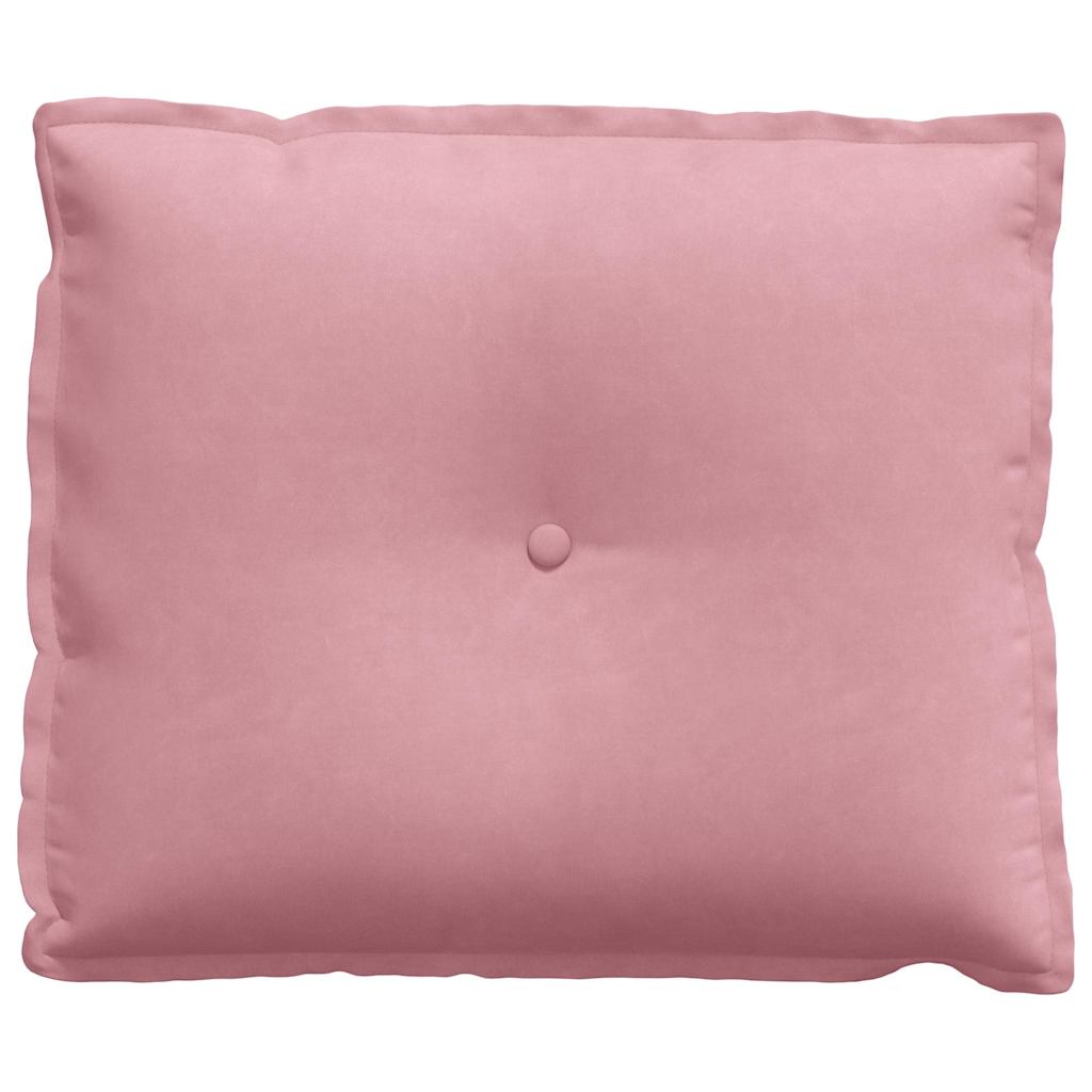 Rückenkissen Rosa 60 x 50 cm Cordstoff