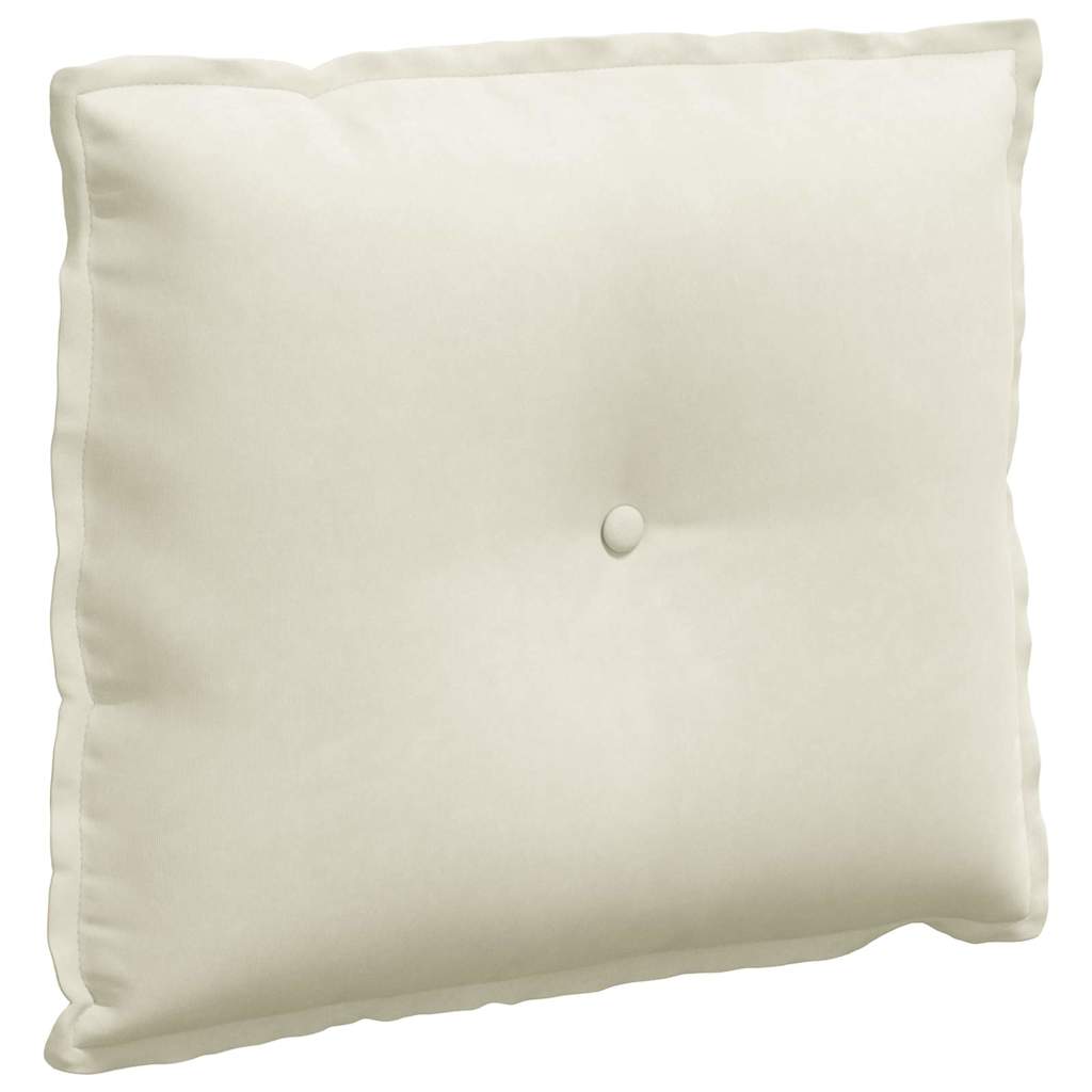 Rückenkissen Creme 60 x 50 cm Cordstoff