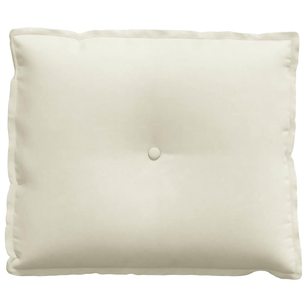 Rückenkissen Creme 60 x 50 cm Cordstoff