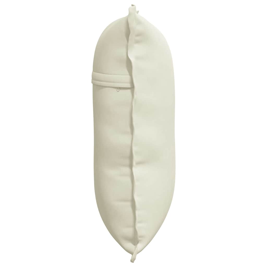 Rückenkissen Creme 60 x 50 cm Cordstoff