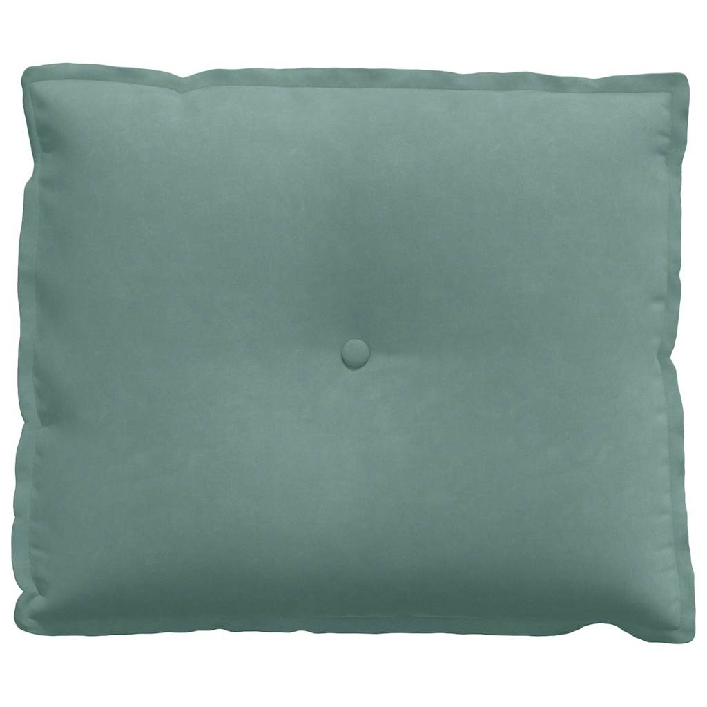 Rückenkissen Meergrün 60 x 50 cm Cordstoff