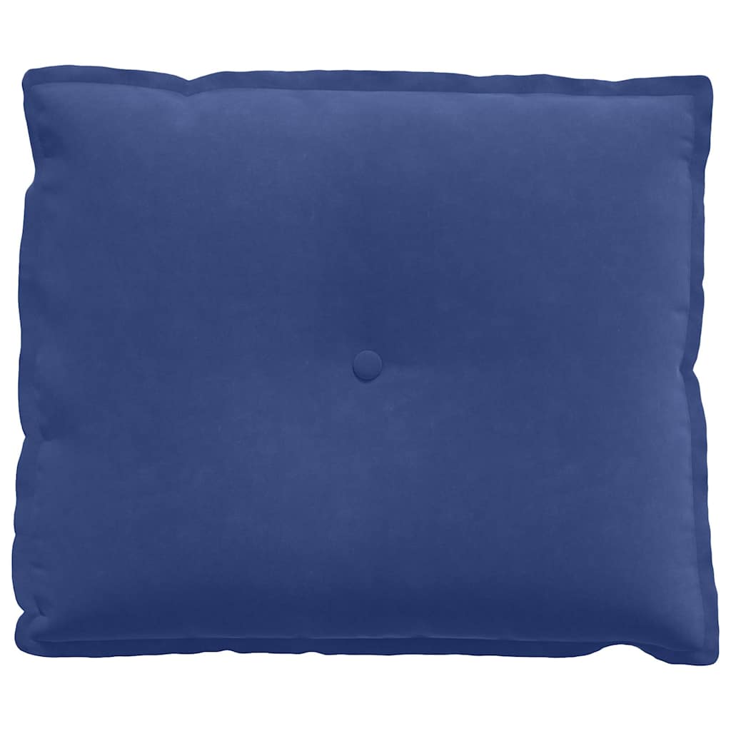 Rückenkissen Polizeiblau 60 x 50 cm Cordstoff