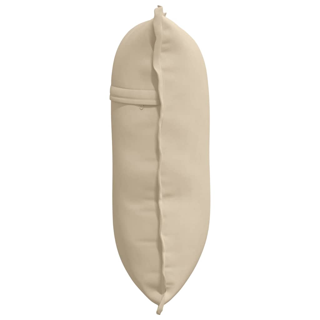 Rückenkissen Creme 60 x 50 cm Mikrofaserstoff