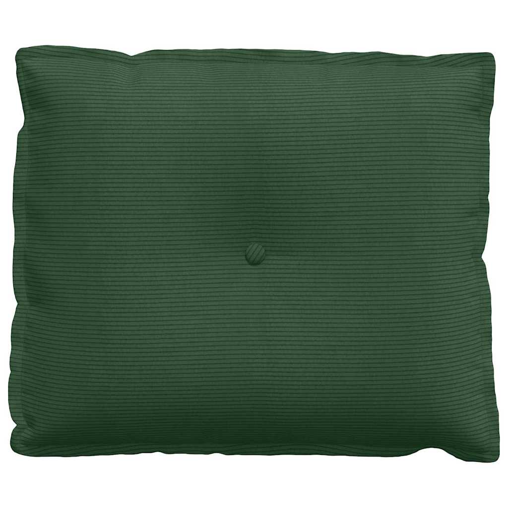 Rückenkissen Dschungelgrün 60 x 50 cm Cordstoff