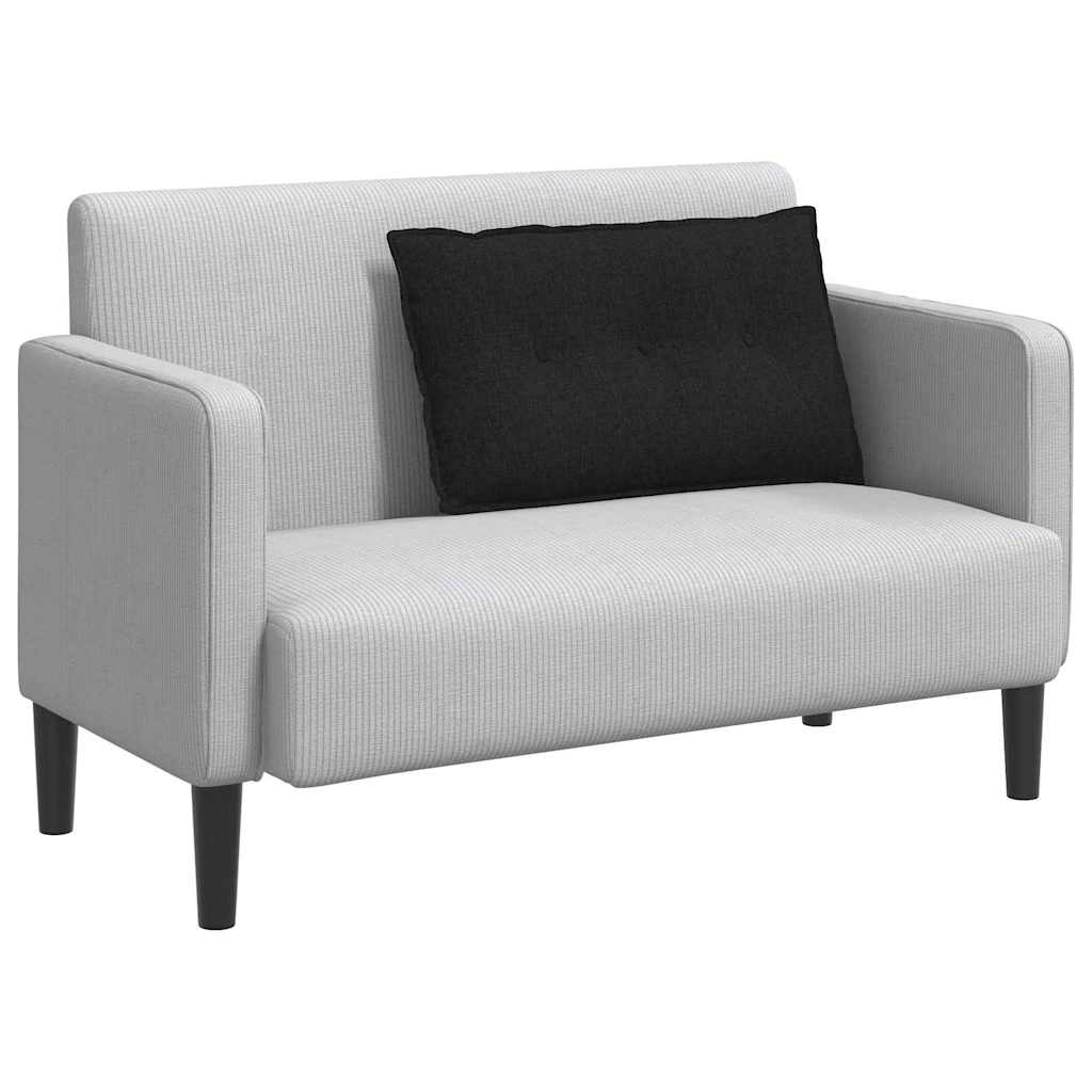 Rückenkissen Schwarz 80 x 19 x 50 cm Stoff