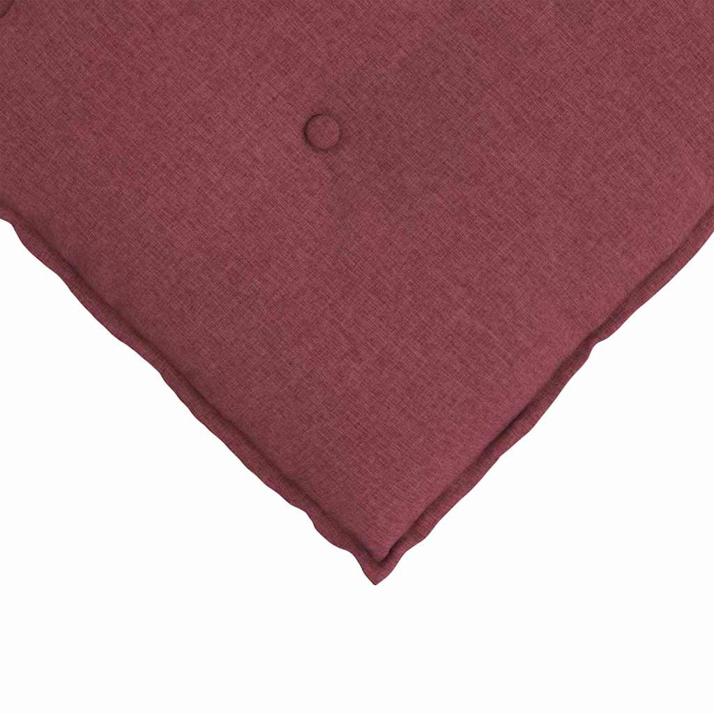 Rückenkissen Weinrot 80 x 19 x 50 cm Stoff