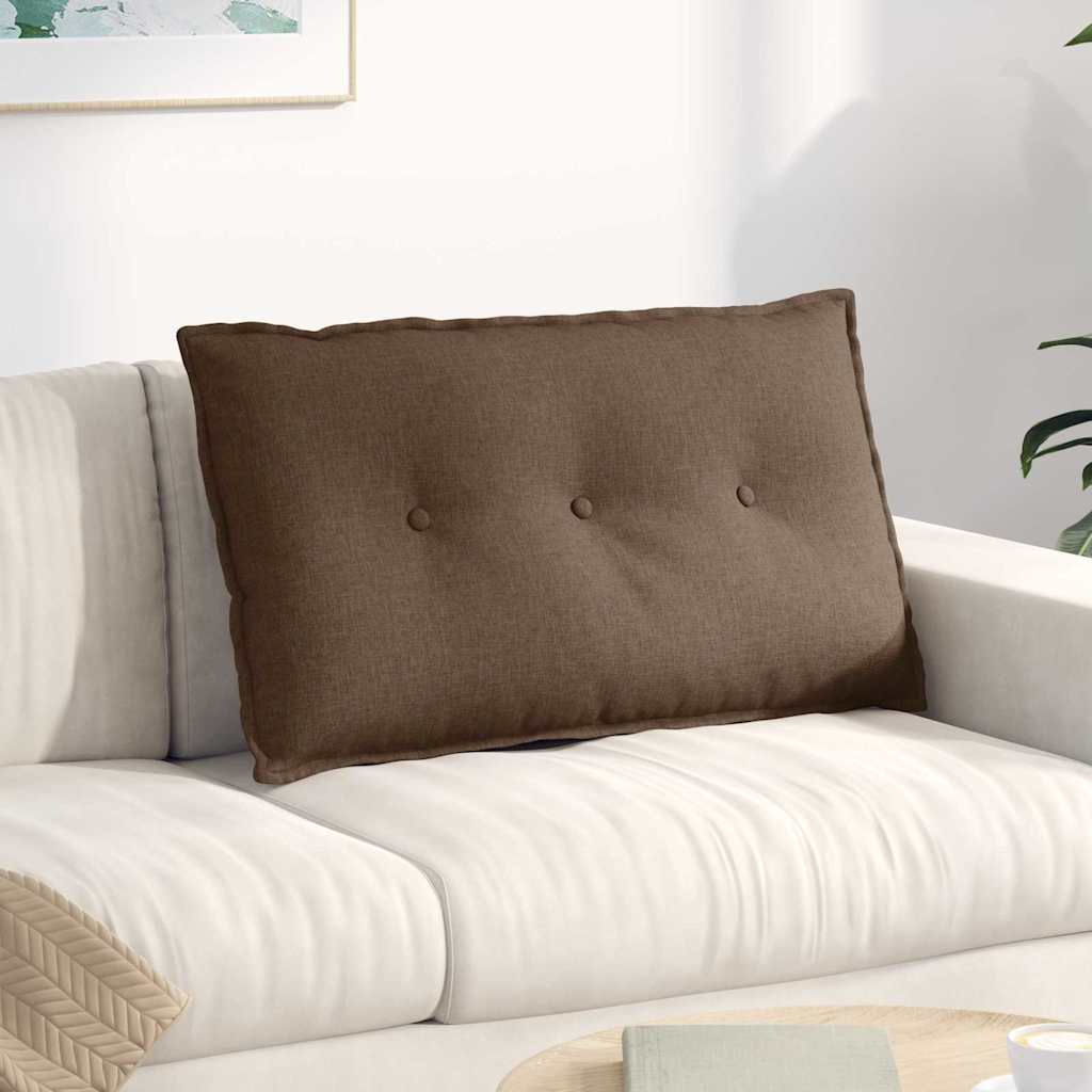 Rückenkissen Braun 80 x 19 x 50 cm Stoff