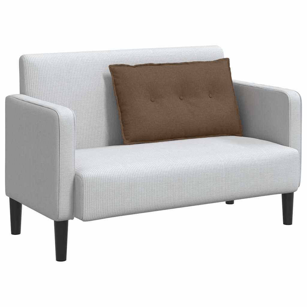 Rückenkissen Braun 80 x 19 x 50 cm Stoff