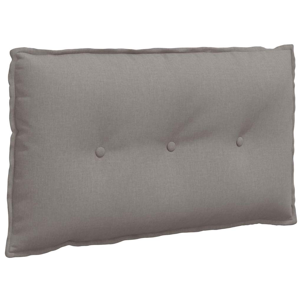 Rückenkissen Taupe 80 x 19 x 50 cm Stoff
