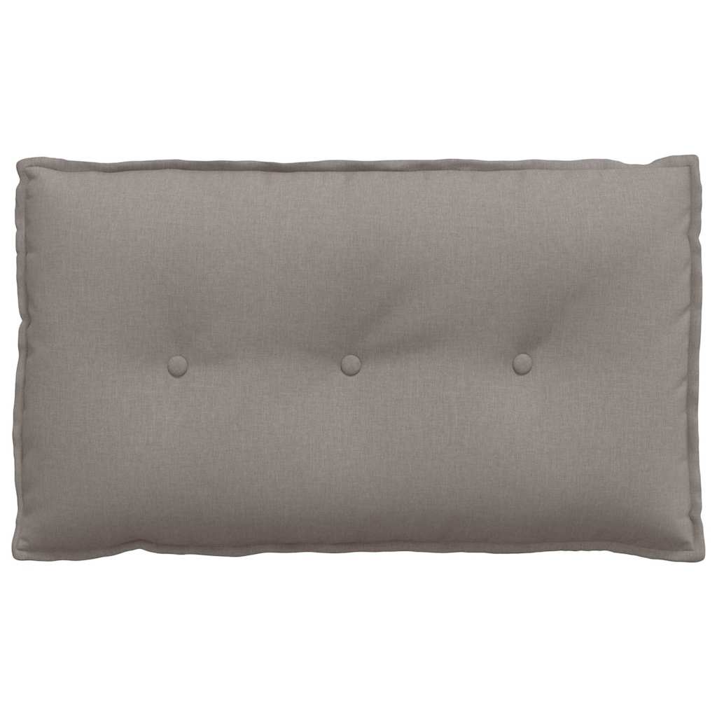 Rückenkissen Taupe 80 x 19 x 50 cm Stoff