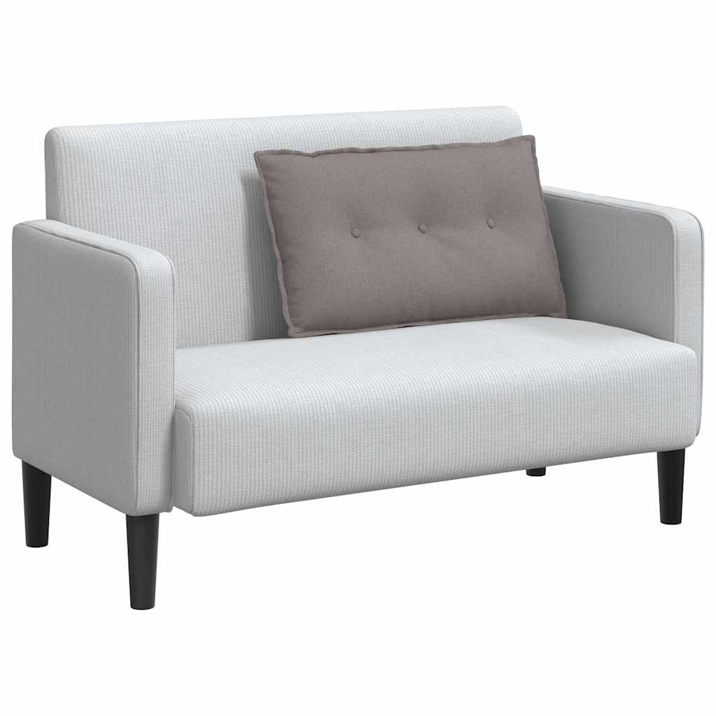 Rückenkissen Taupe 80 x 19 x 50 cm Stoff