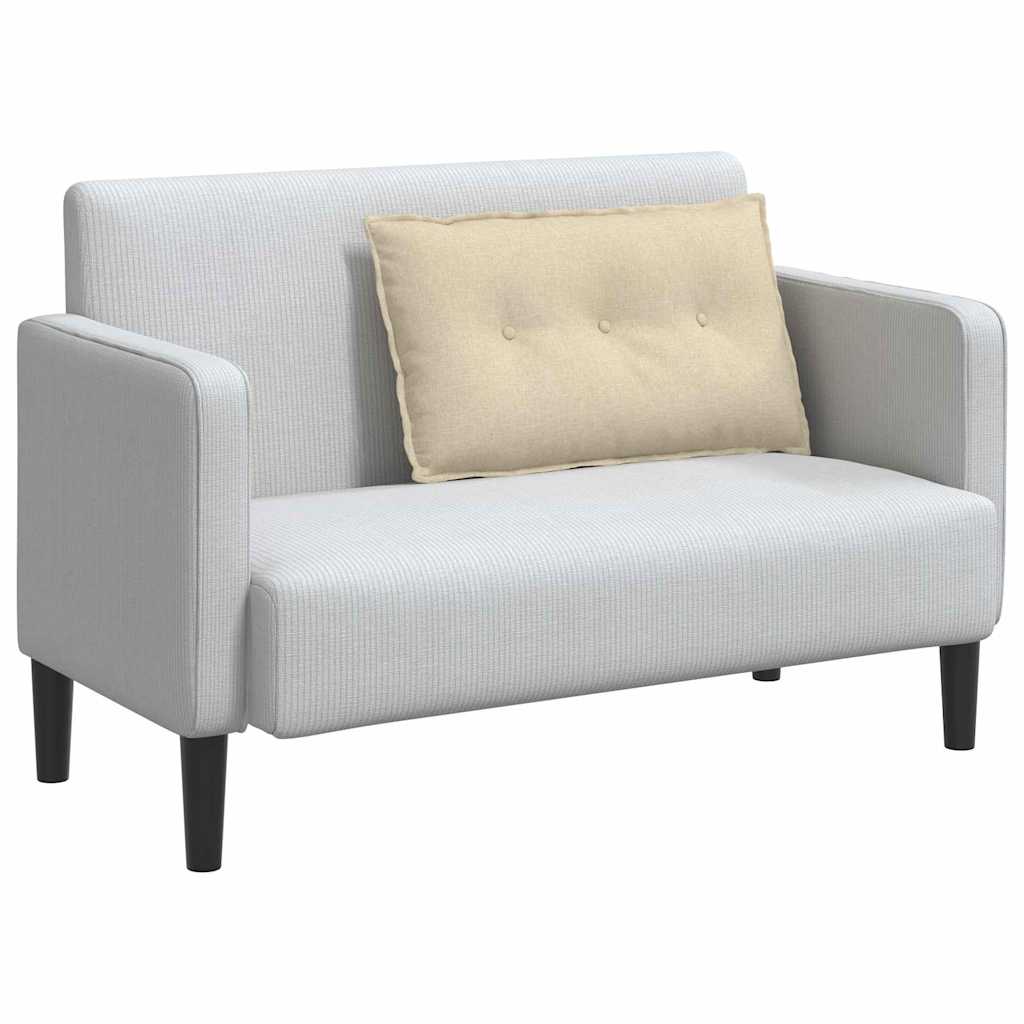Rückenkissen Creme 80 x 19 x 50 cm Stoff