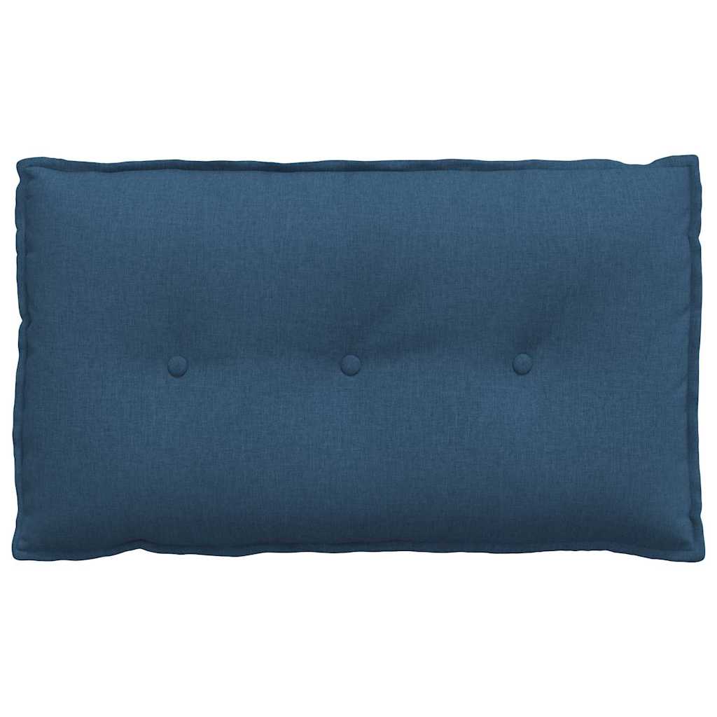 Rückenkissen Blau 80 x 19 x 50 cm Stoff