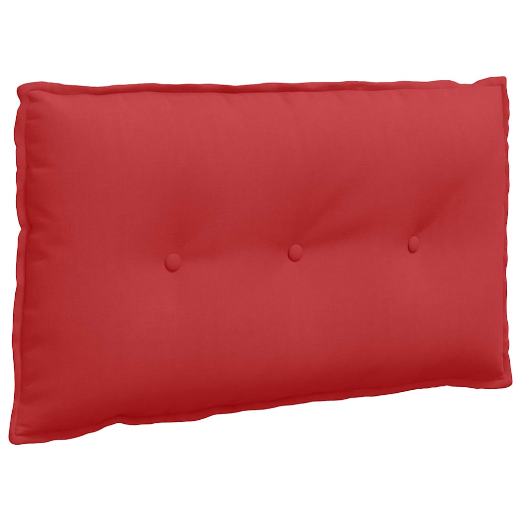 Rückenkissen Rot 80 x 19 x 50 cm Stoff