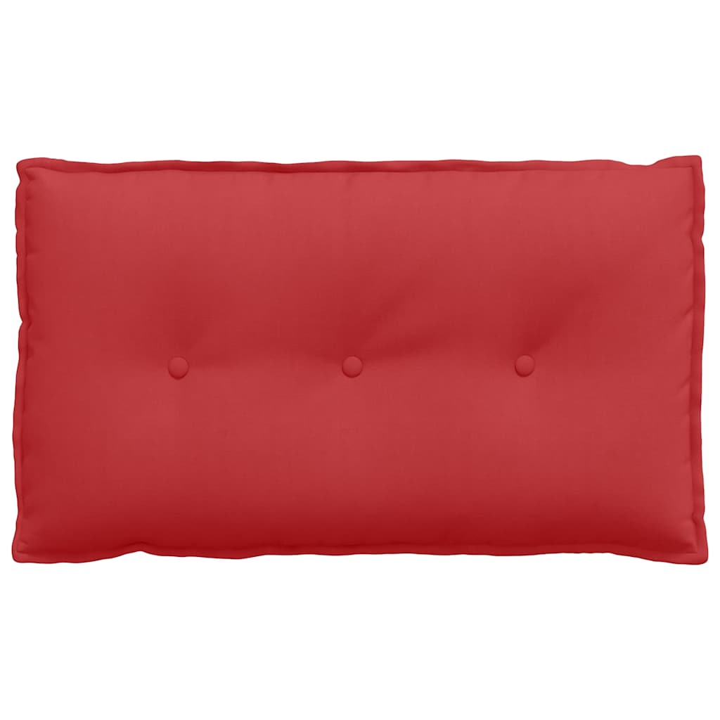 Rückenkissen Rot 80 x 19 x 50 cm Stoff