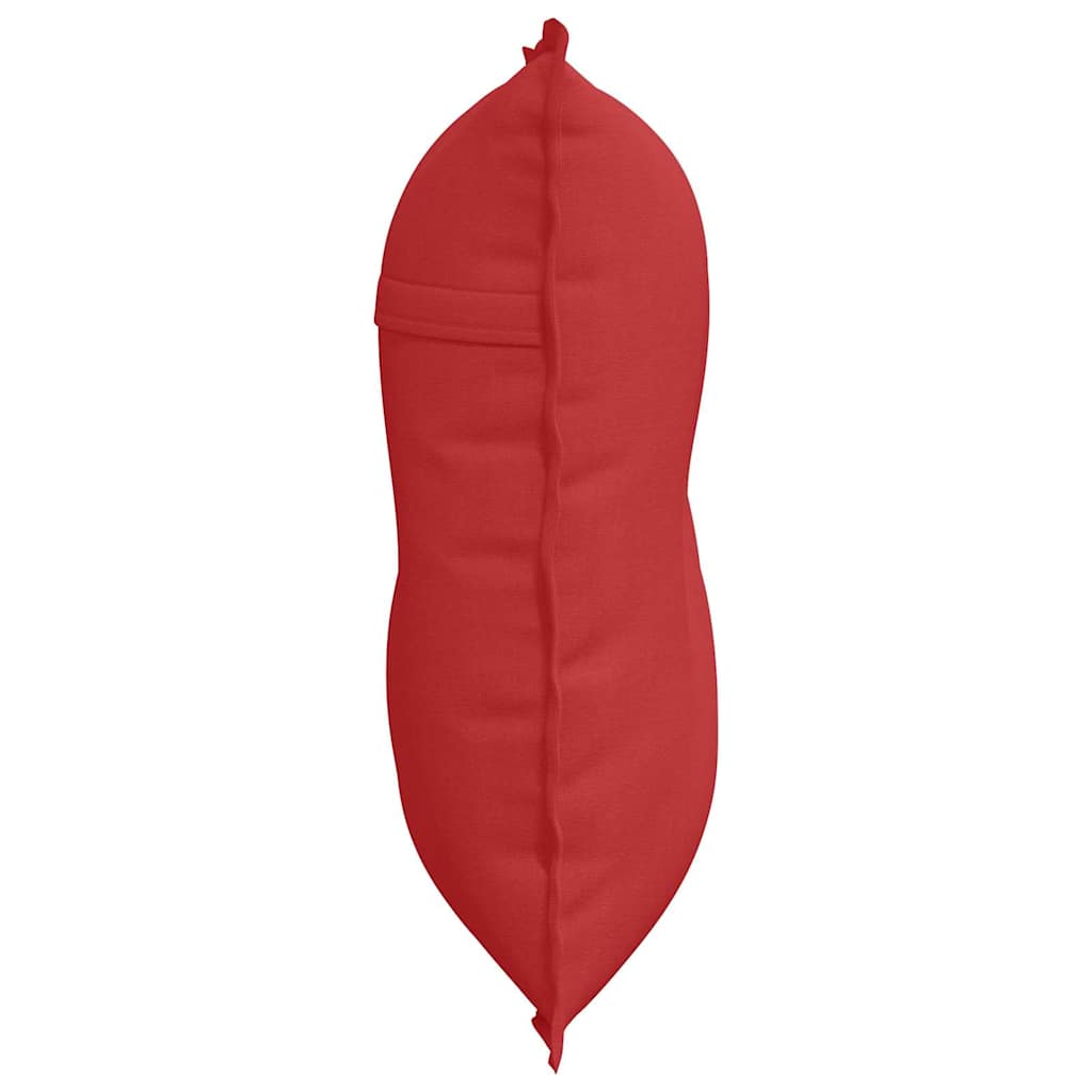 Rückenkissen Rot 80 x 19 x 50 cm Stoff