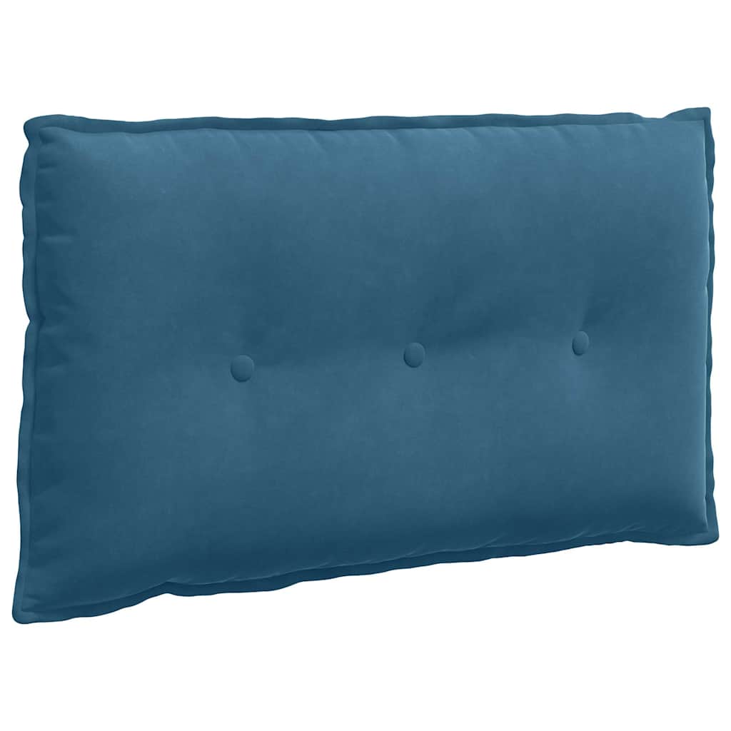 Rückenkissen Blau 80 x 50 cm Cordstoff