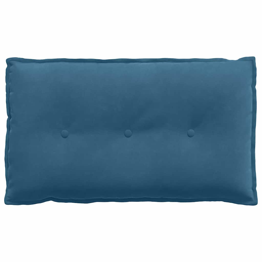 Rückenkissen Blau 80 x 50 cm Cordstoff