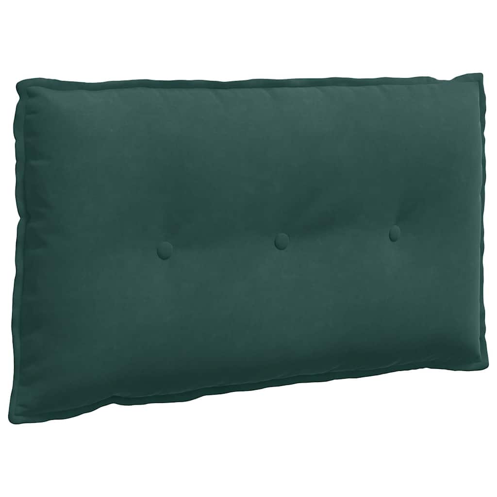 Rückenkissen Dunkelgrün 80 x 50 cm Cordstoff