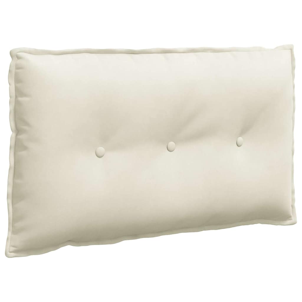 Rückenkissen Creme 80 x 50 cm Cordstoff